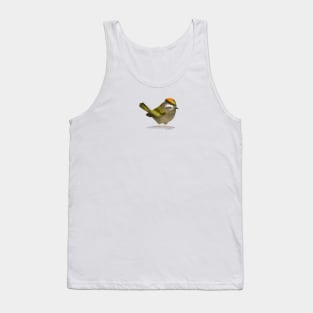 Golden Crowned Kinglet Bird Tank Top